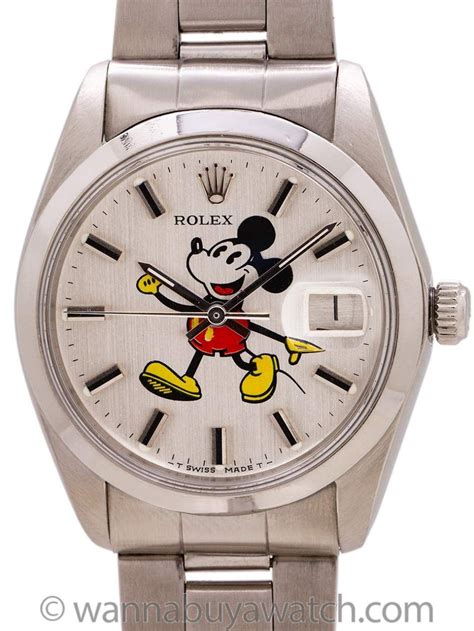 rolex oyster mickey|rolex oyster mickey mouse watch.